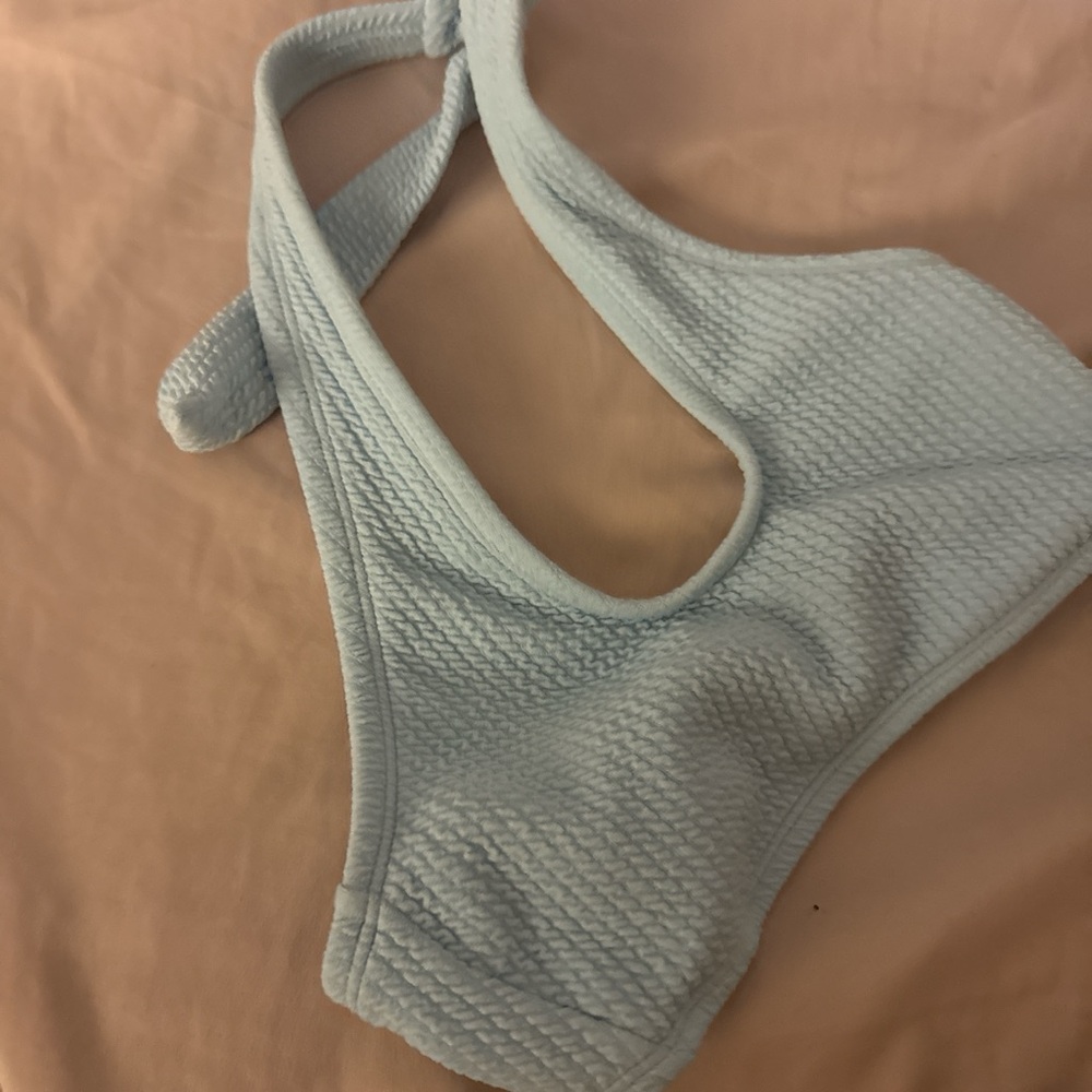 Wild Fable Textured Sky Blue Bralette